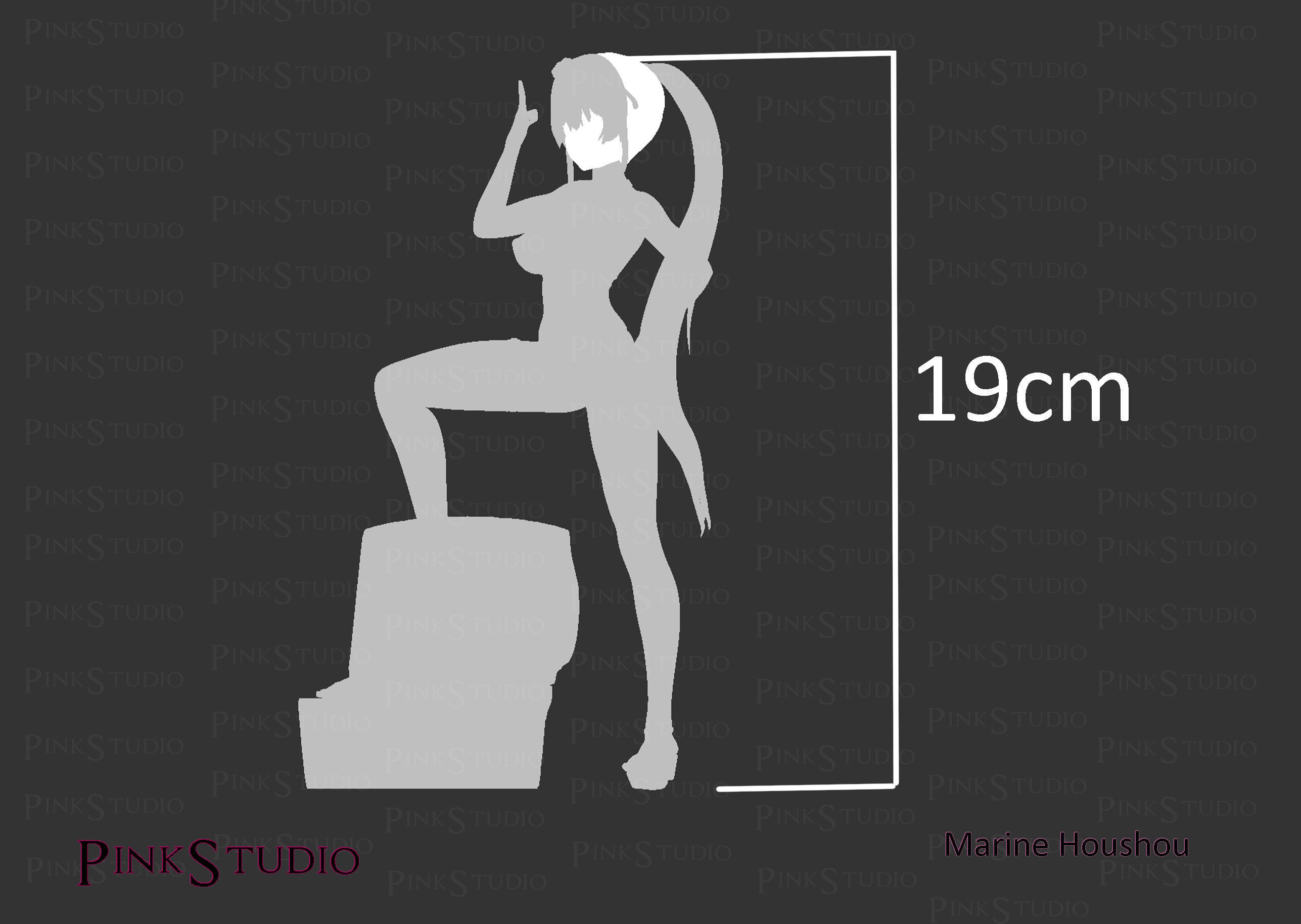 Hololive - Marine Houshou 3D print model_14