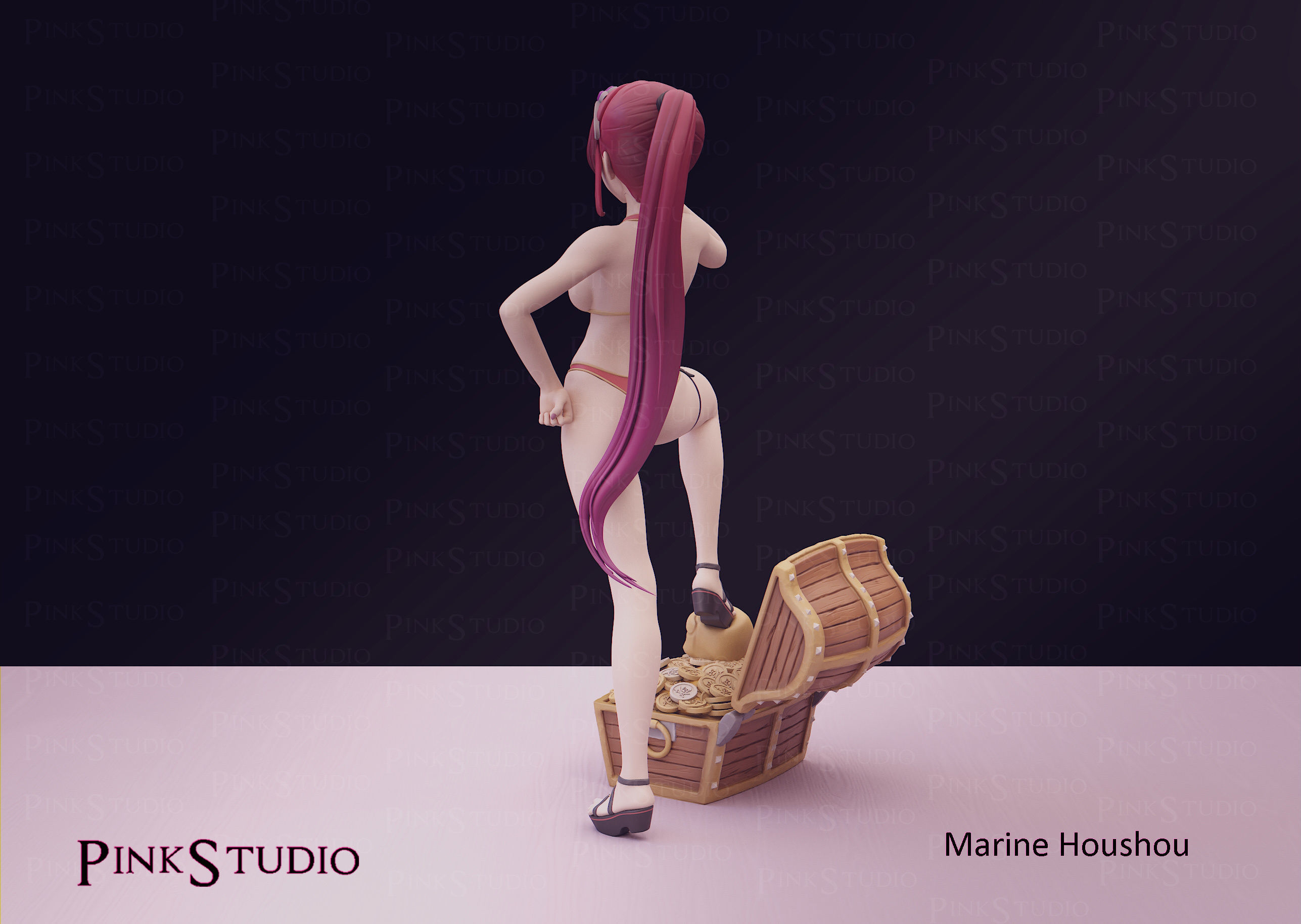Hololive - Marine Houshou 3D print model_6