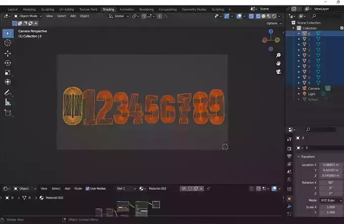 Complete Pack   3D Alphabet and Numbers
