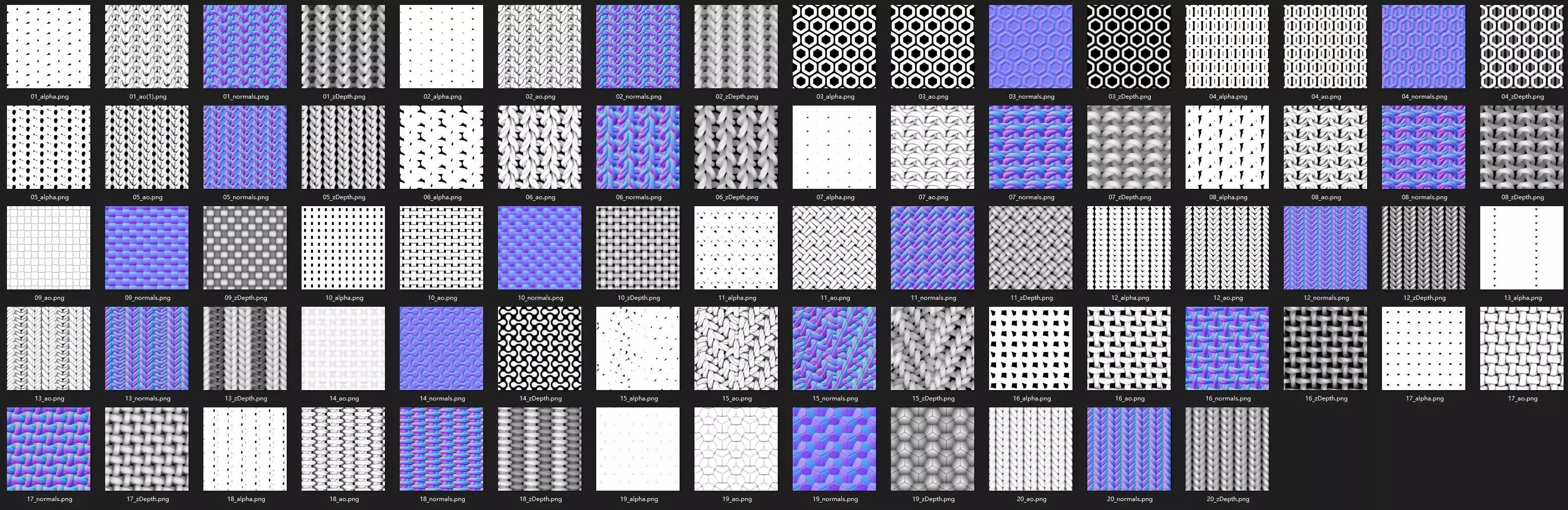 20 Fabric Textures Texture_0