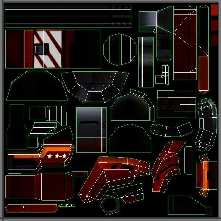 LowPoly Sci-FiCartoon Weapons Union Set Low-poly 3D model_70