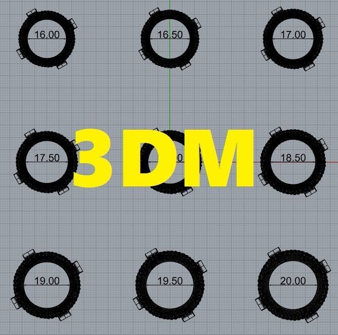 Spinning rope ring for financial success 3D print model_3
