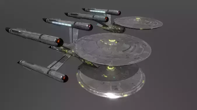 25DSC-Enterprise star trek ship
