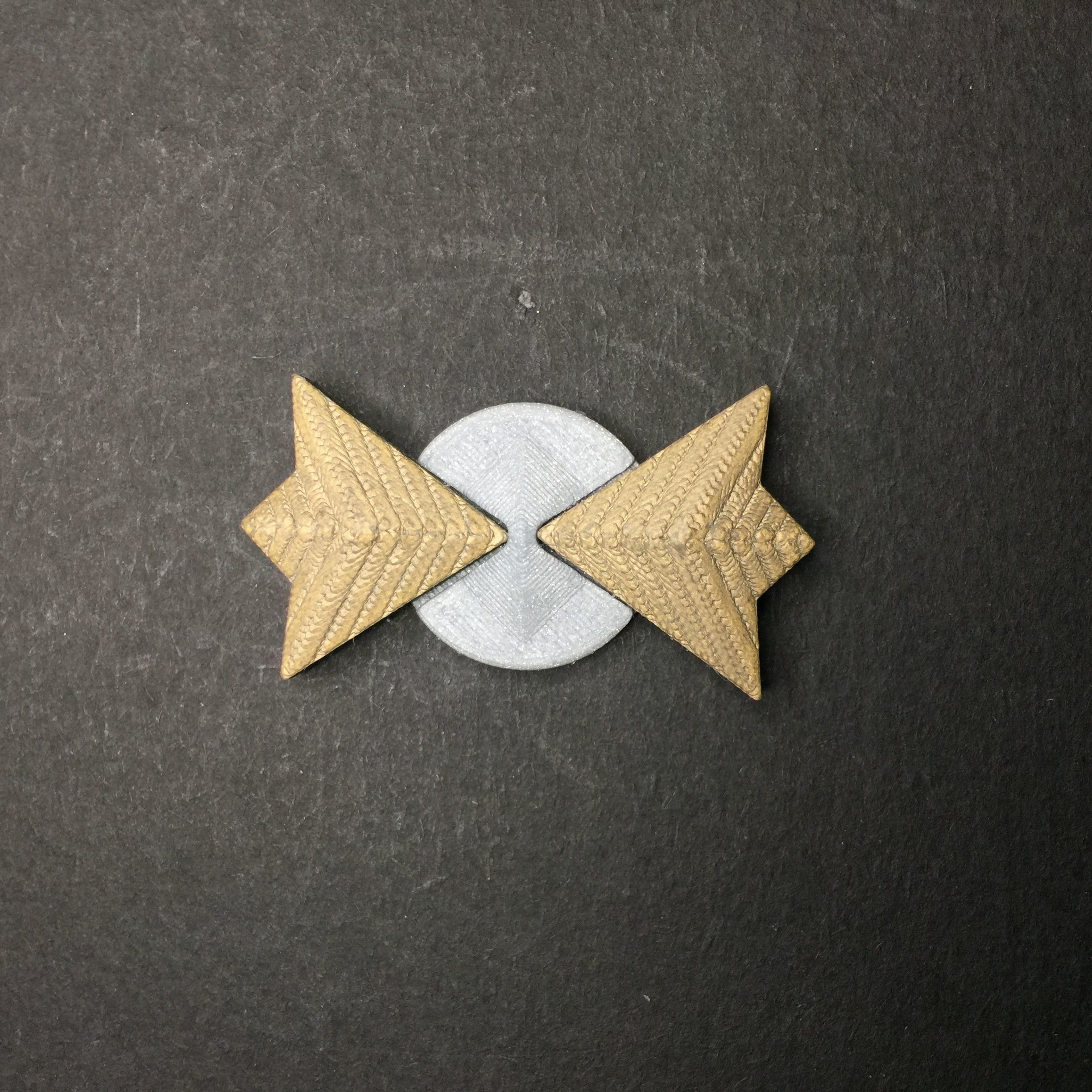 Star Trek TWoK Flag Rank Insignia 3D print model_1