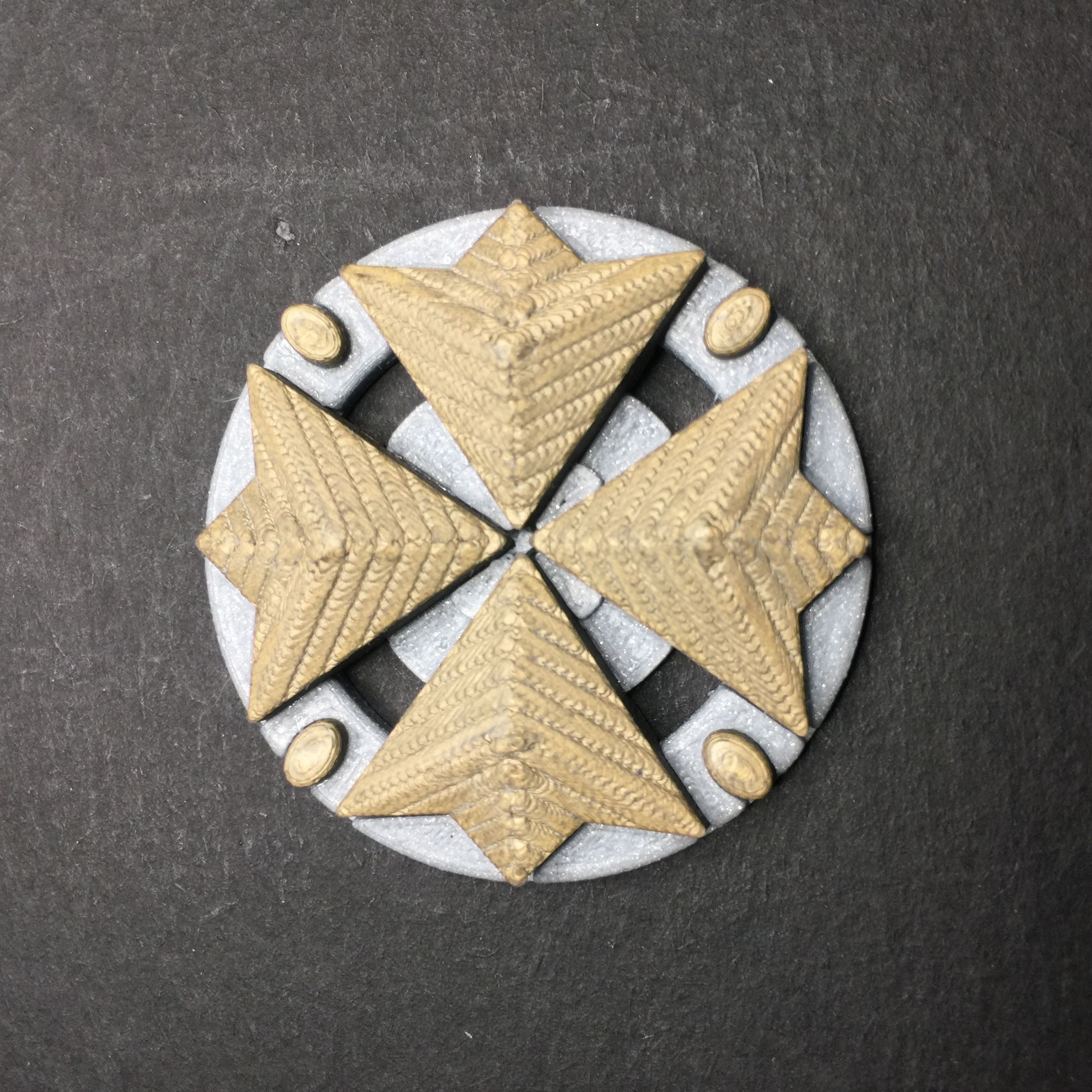 Star Trek TWoK Flag Rank Insignia 3D print model_4