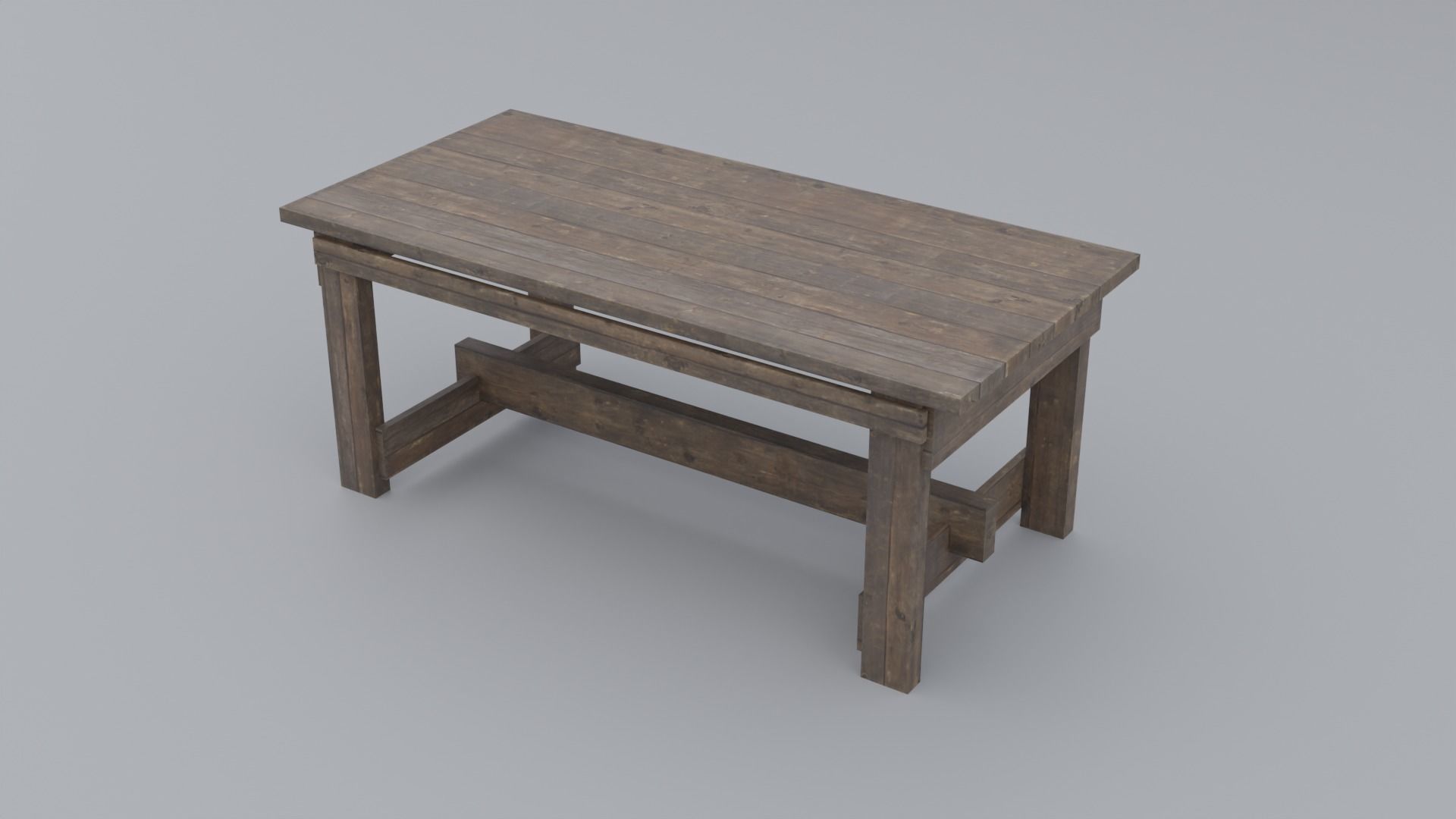 Simple Wooden Table free VR / AR / low-poly 3D model | CGTrader