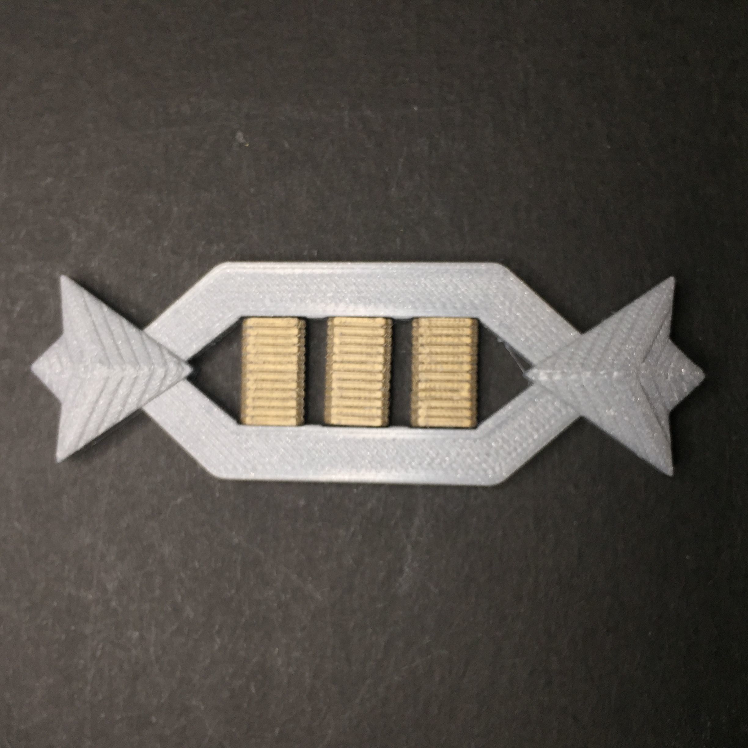 Star Trek TWoK era Line Rank Insignia 3D print model_6
