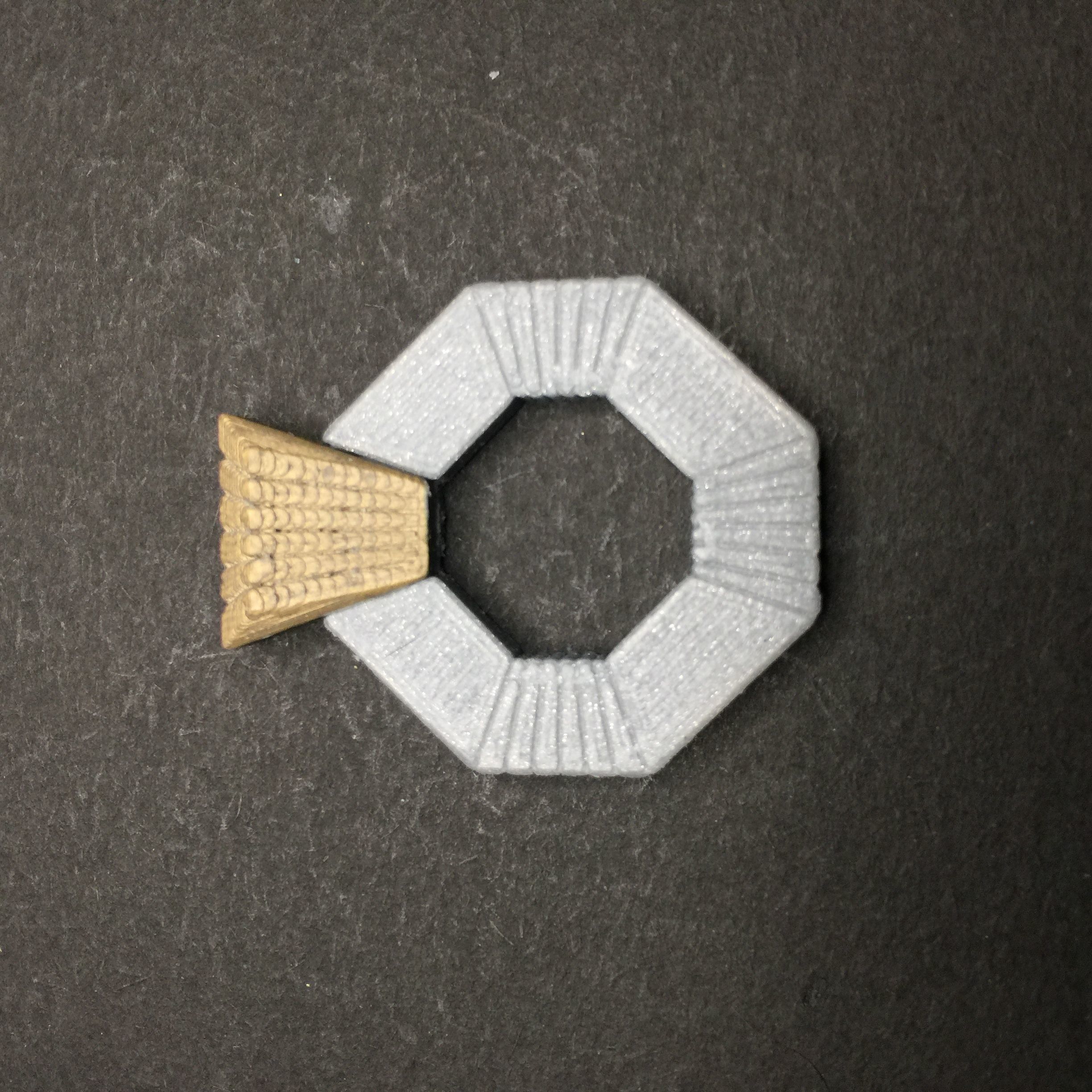 Star Trek TWoK era Non Commissioned Rank Insignia 3D print model_4