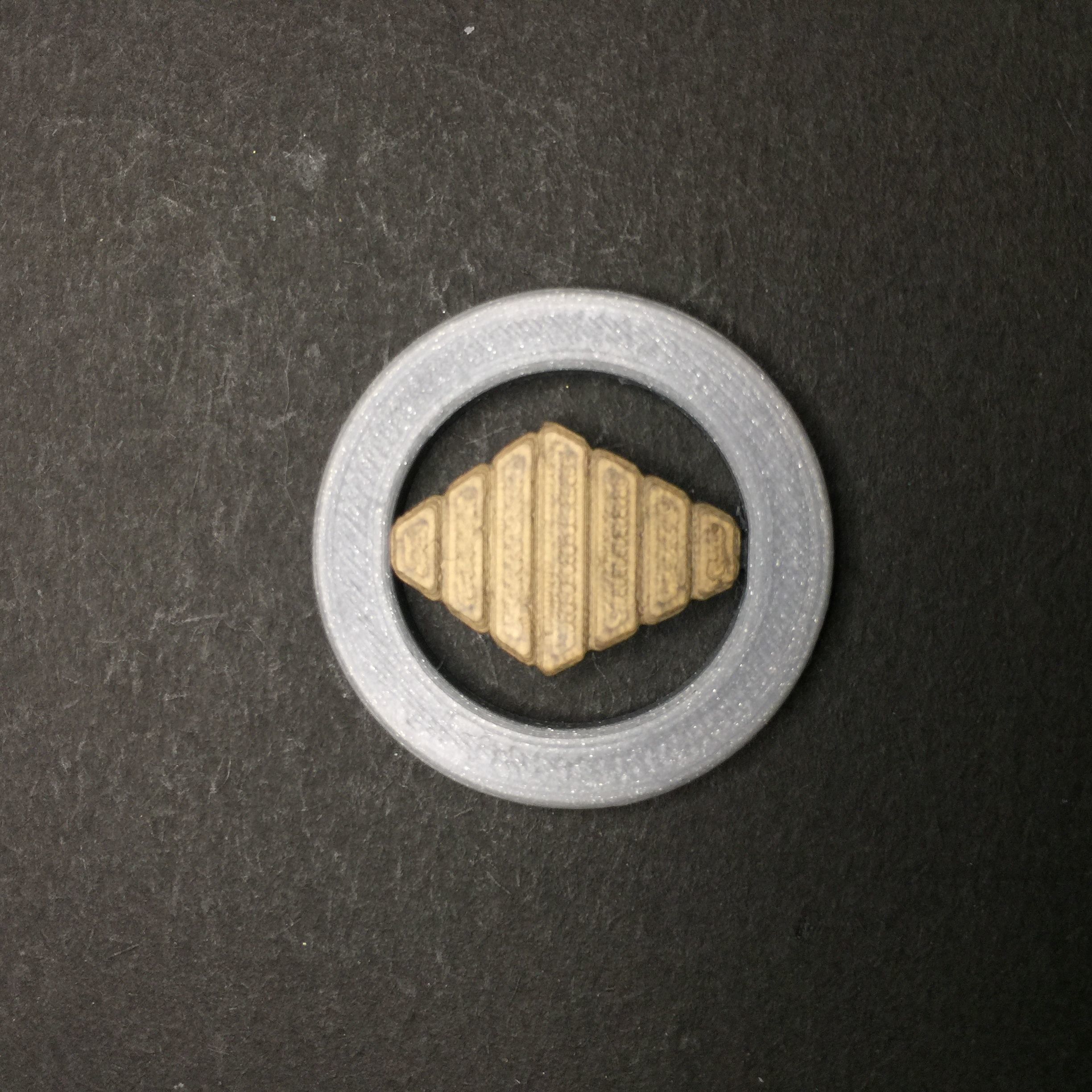 Star Trek TWoK era Non Commissioned Rank Insignia 3D print model_6