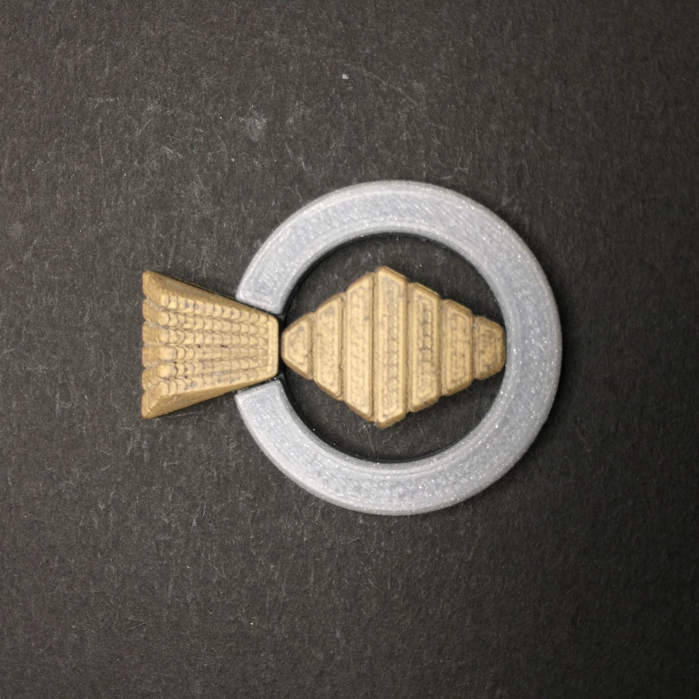 Star Trek TWoK era Non Commissioned Rank Insignia 3D print model_7