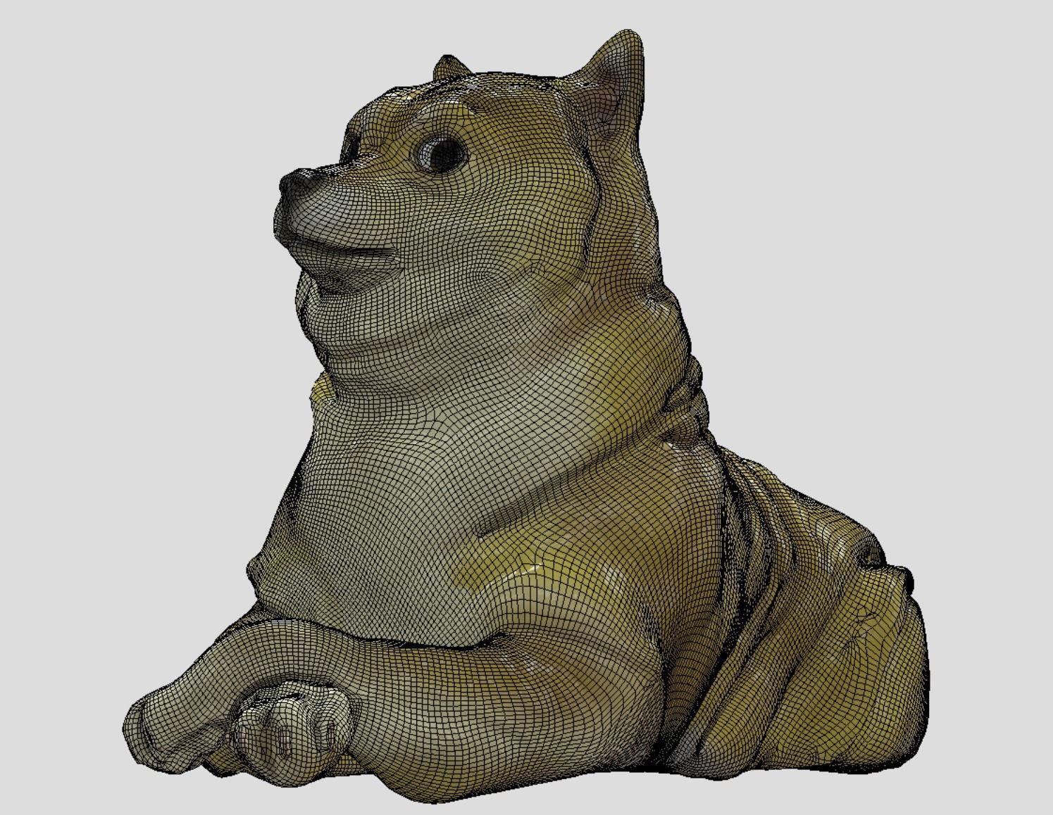 Perfect Doge 3D model_4