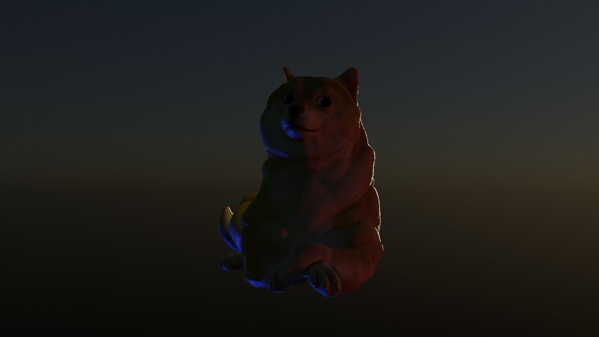 Perfect Doge 3D model_3