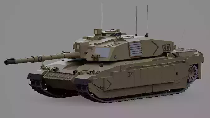Challenger II TANK 3D model