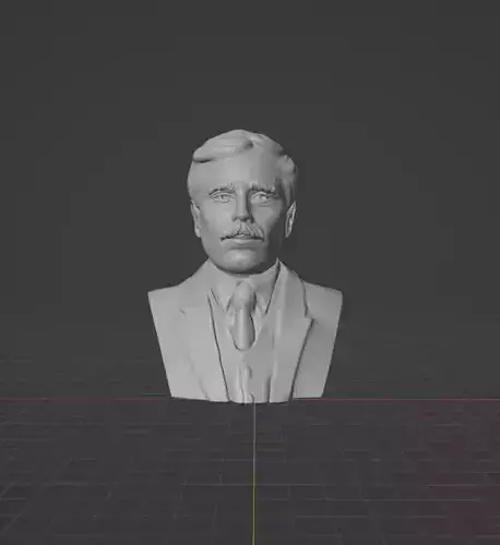 Herbert George Wells 3D print model