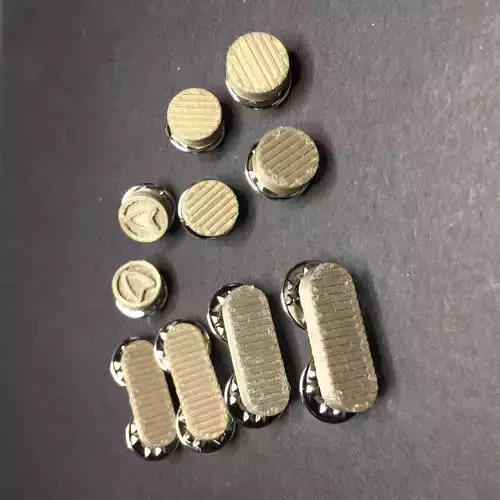Star Trek TWoK Uniform Pips and Squeaks 3D print model