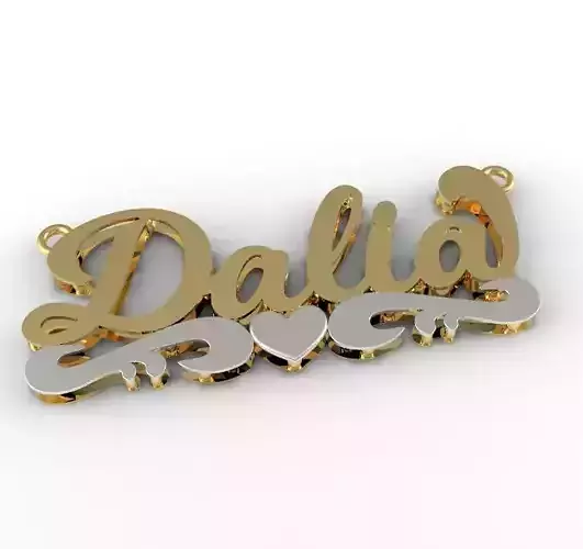 Dalia name plate