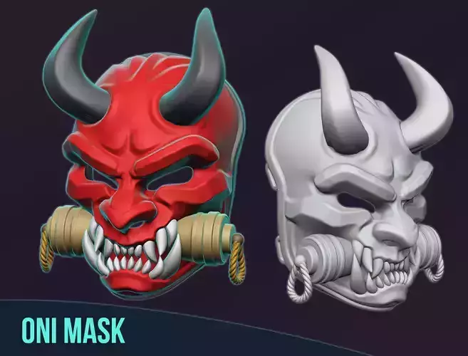 Oni Mask 3D print model