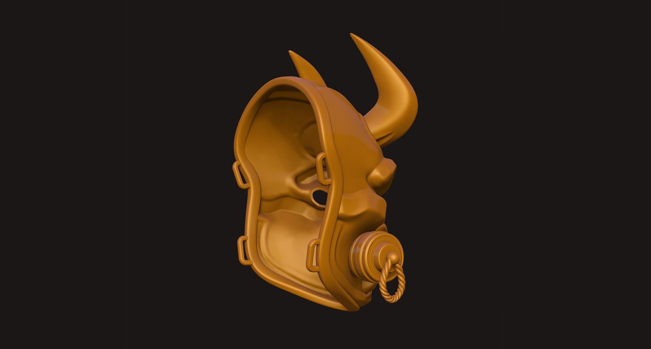 Oni Mask 3D print model_27