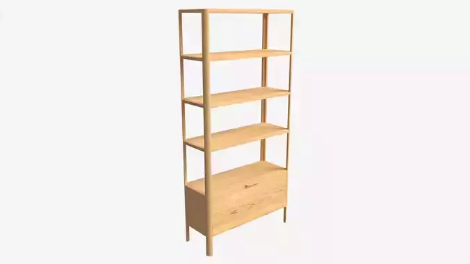 Shelving Unit Ercol Mia 3D model