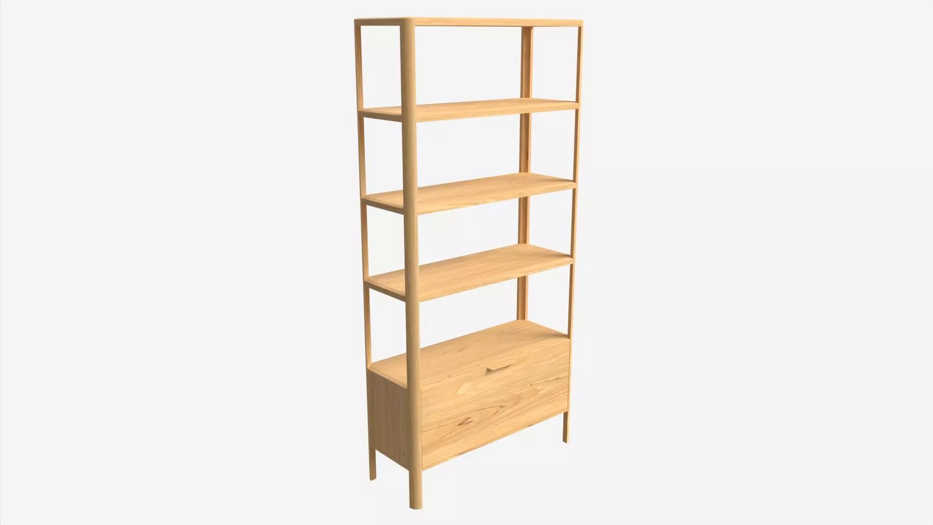 Shelving Unit Ercol Mia 3D model_0