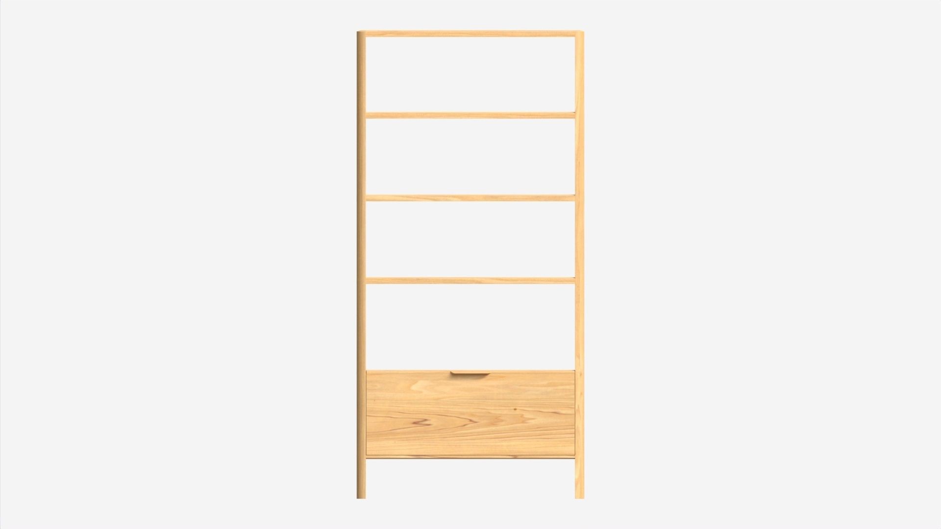 Shelving Unit Ercol Mia 3D model_3