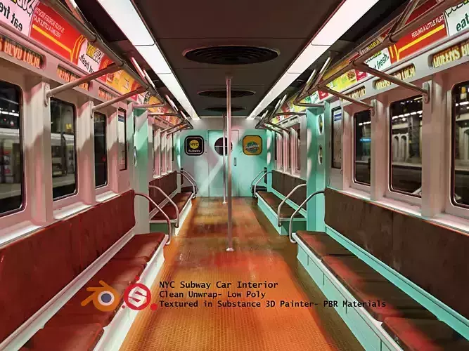 Subway Car Interior