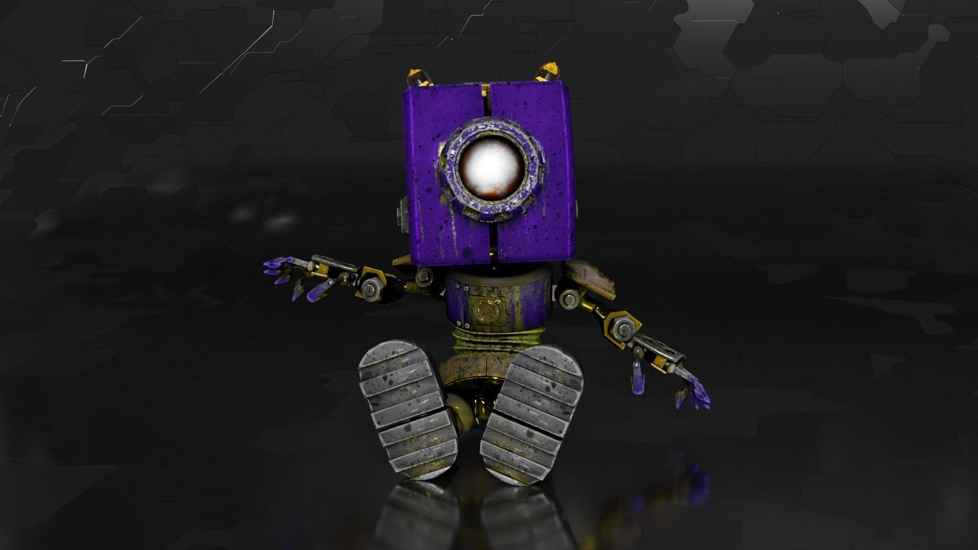 Baby Robot 3D model_2