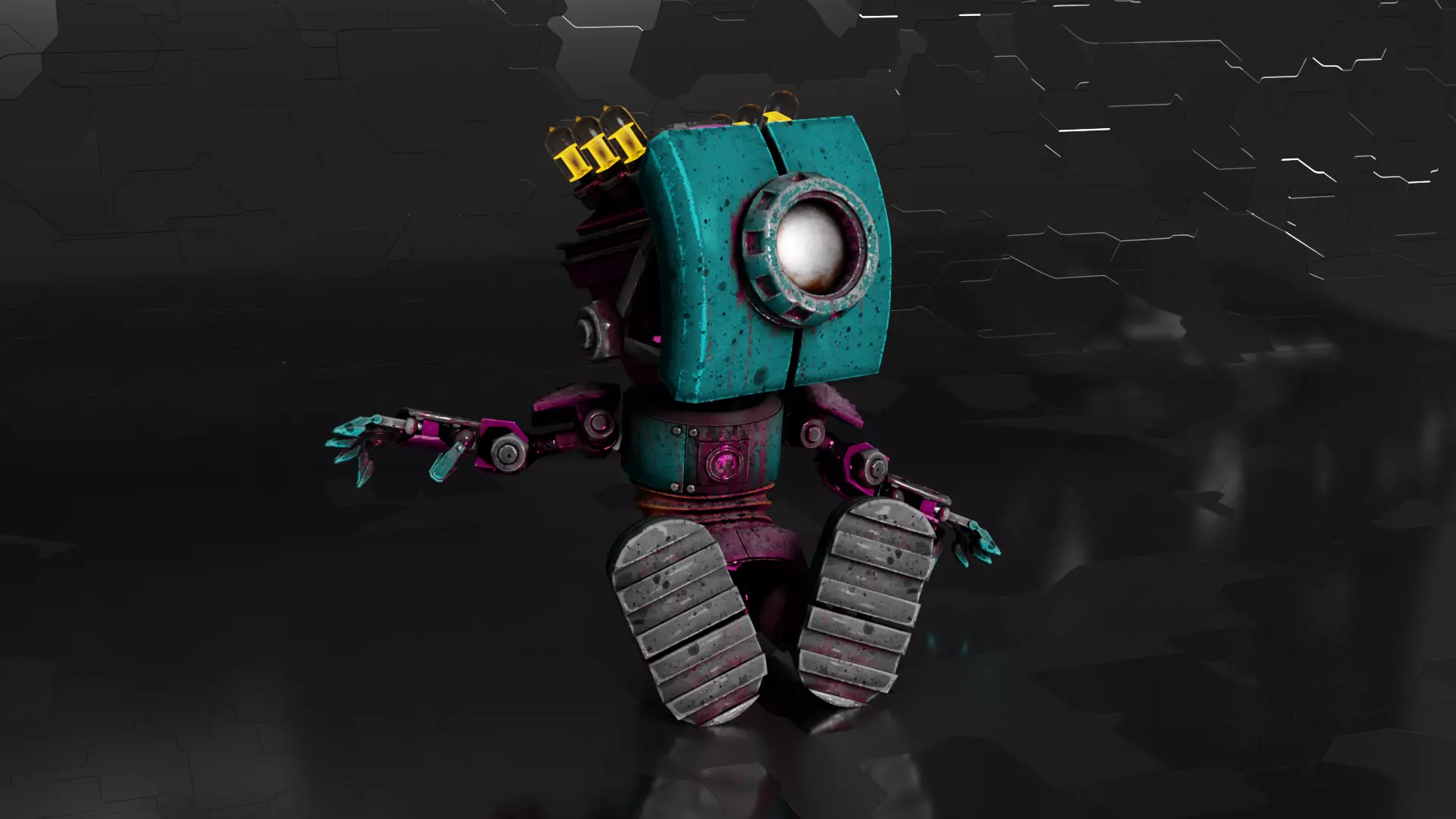Baby Robot 3D model_0