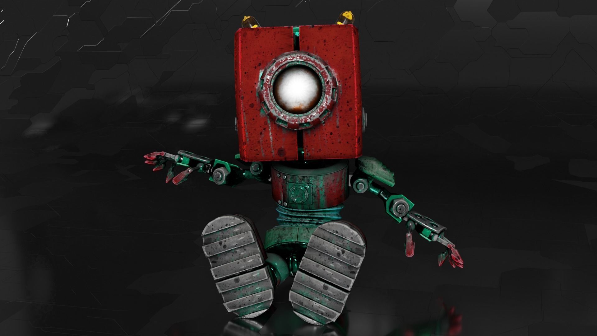 Baby Robot 3D model_1