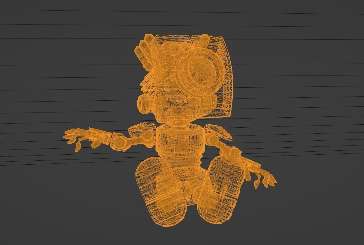 Baby Robot 3D model_4