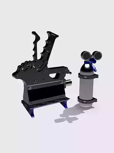 PRO MOD MM SHIFTER WITH CO2 BOTTLE 3D print model