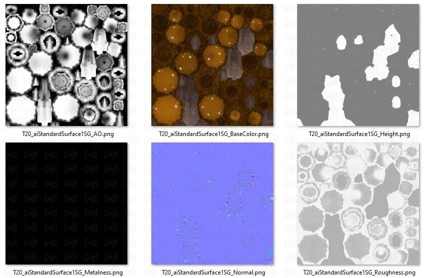 Trees Cartoon V20 Low-poly 3D model_46