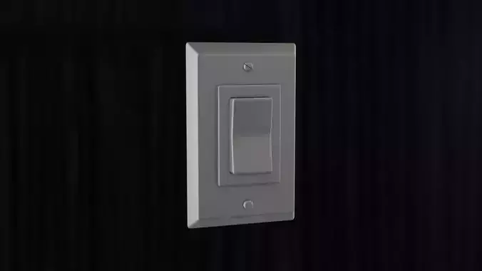 Light Switch Modern 3D model
