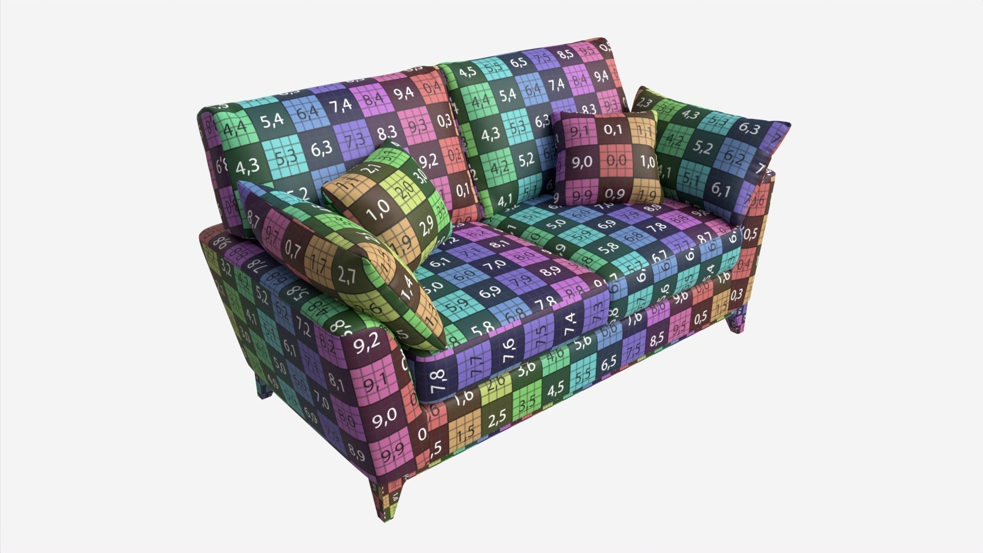 Sofa Medium Ercol Novara 3D model_6