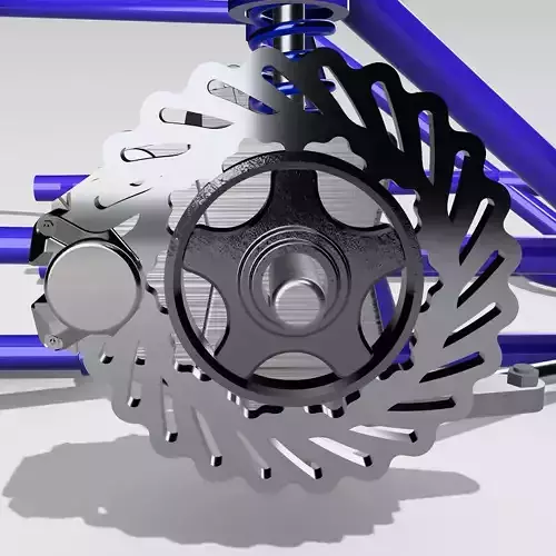 STRANGE RACING DRAG BRAKES FRONT NEW 3D print model