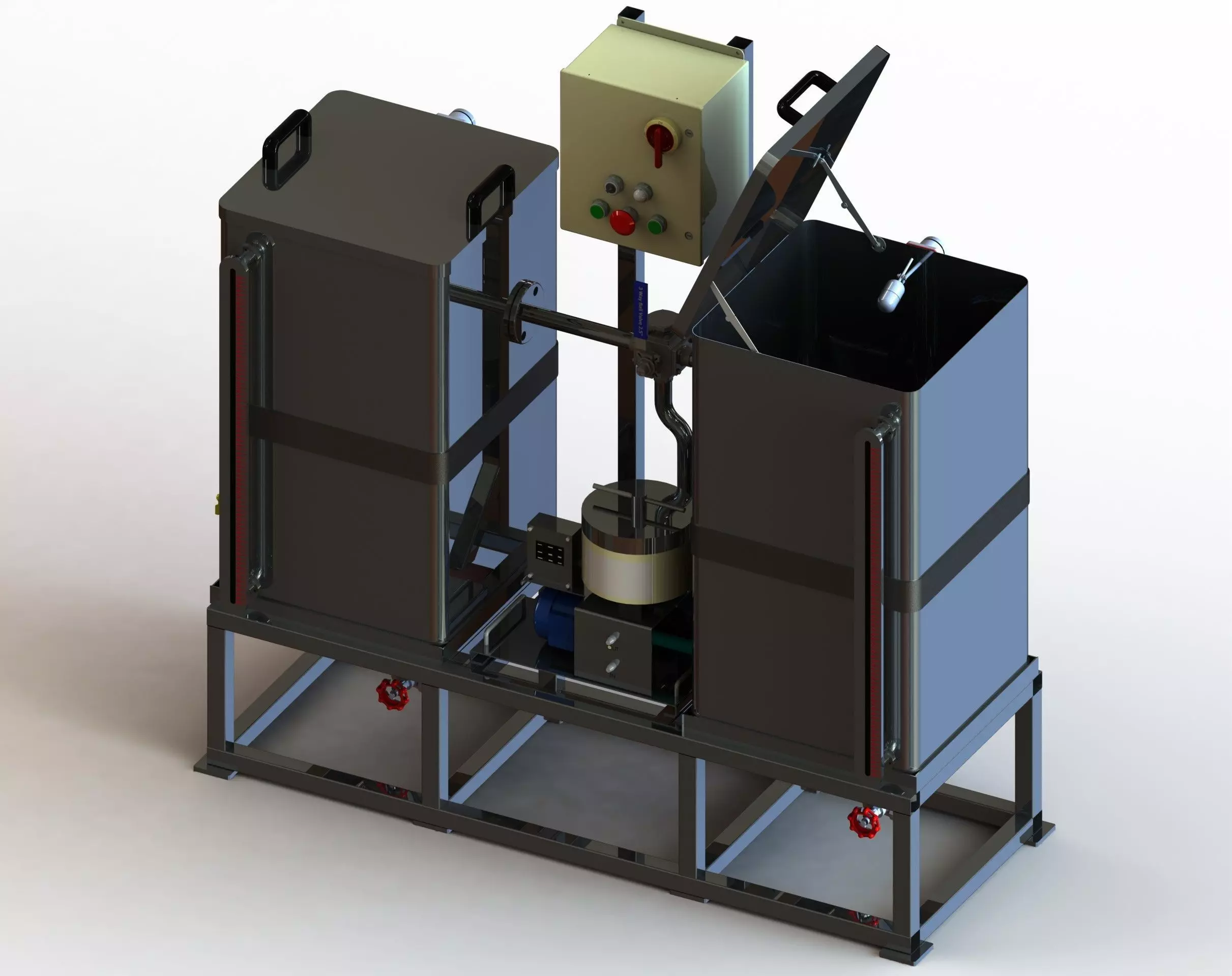 Oil Filter Machine - Rust Preventive 3D model