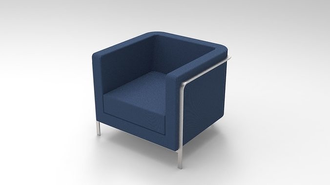 Armchair lounge chair 3D model
