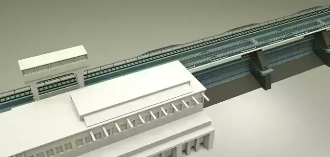 3D Printed Dam Architecture 3D print model
