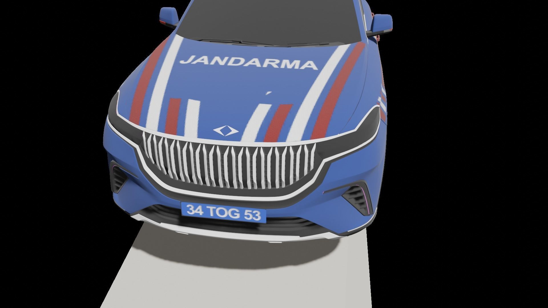 TOGG- Jandarma Car 3D model_1