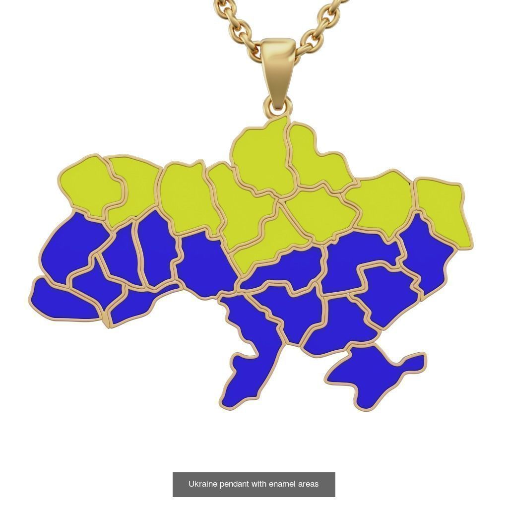 Ukrainian pendants 3D Model Collection_10