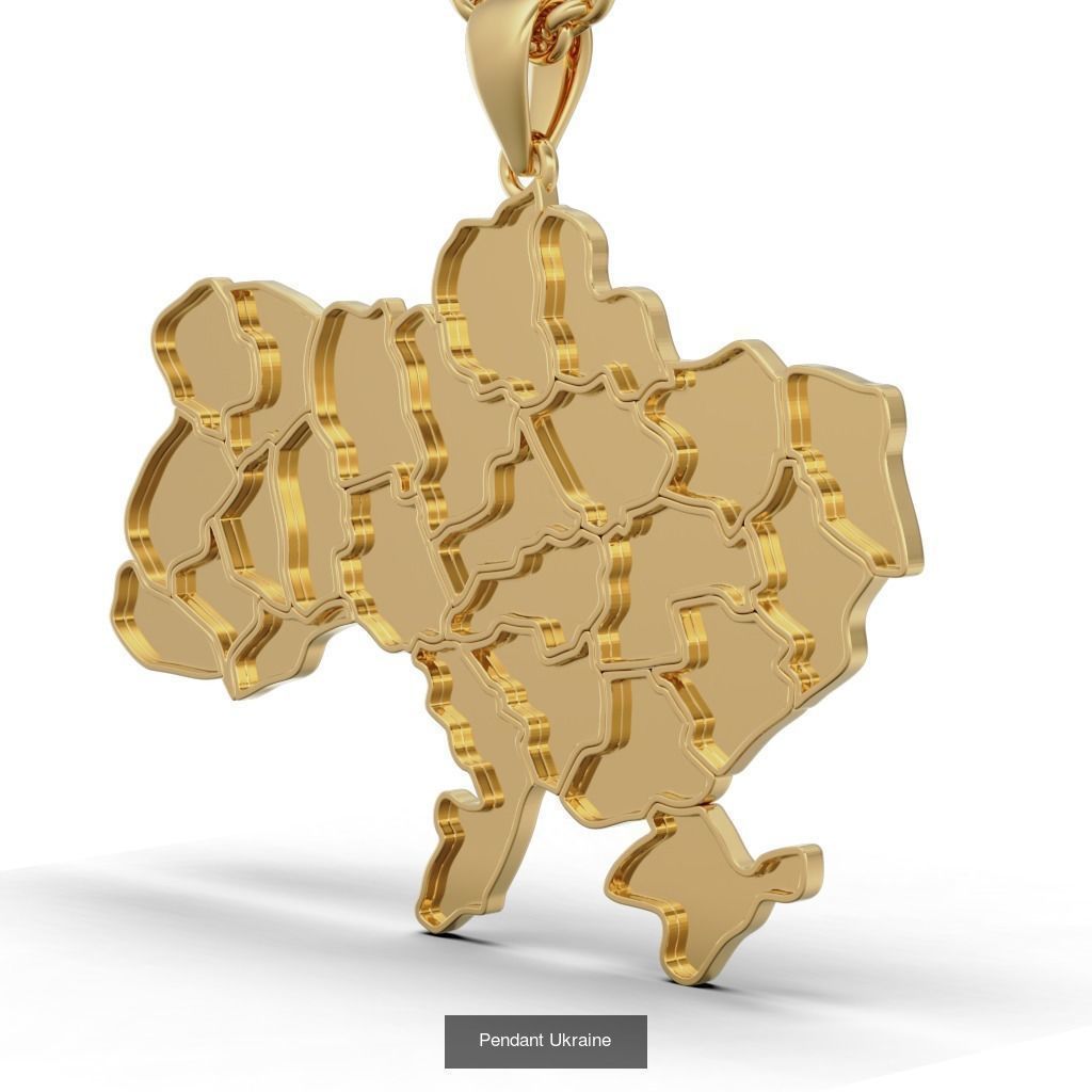 Ukrainian pendants 3D Model Collection_9