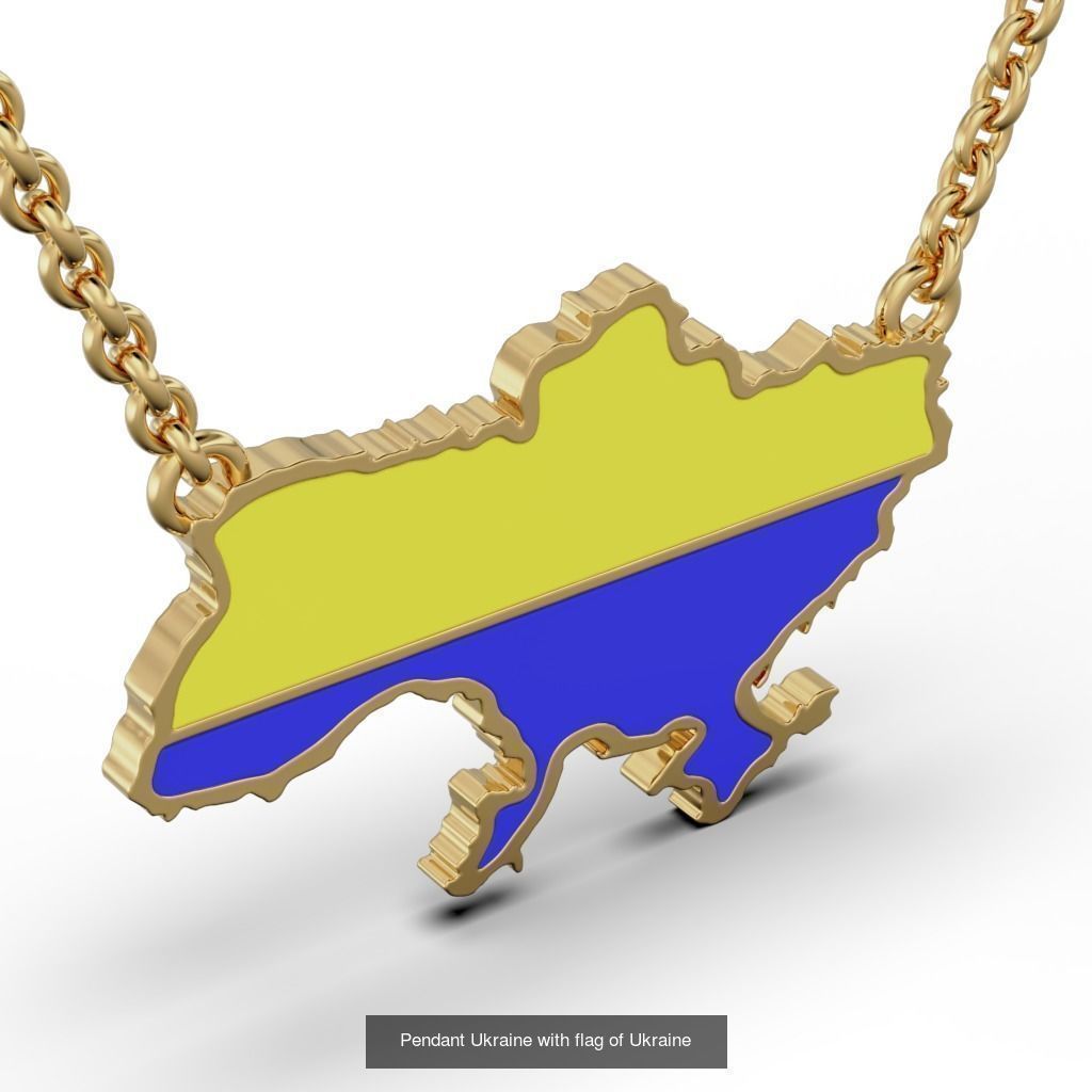 Ukrainian pendants 3D Model Collection_4