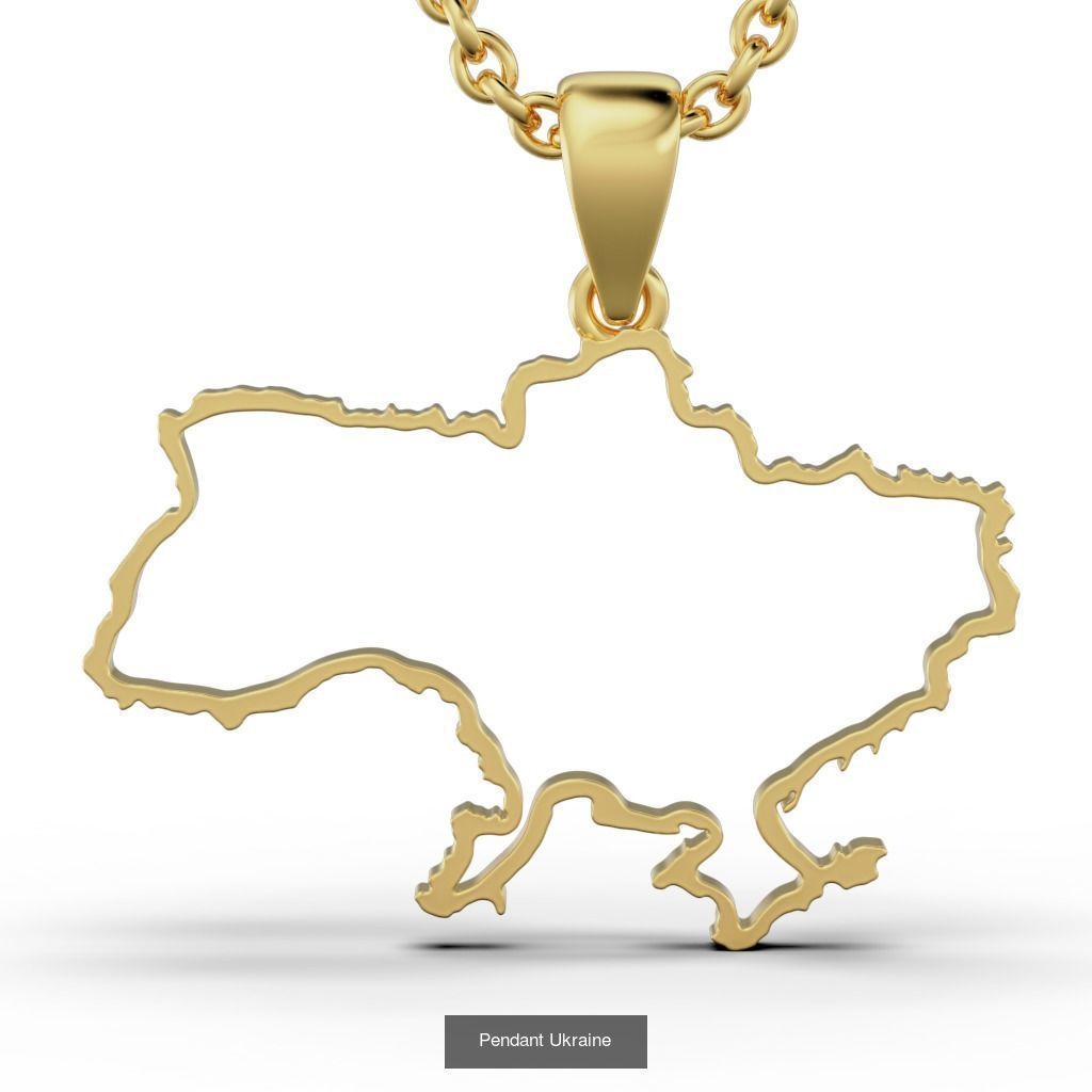 Ukrainian pendants 3D Model Collection_5