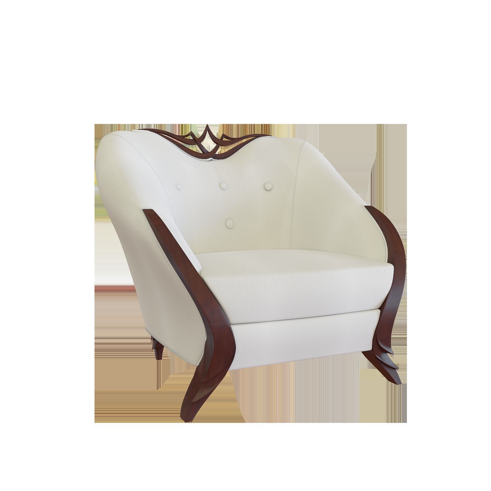 SOFA ARMCHAIR TABLE 3D model_7