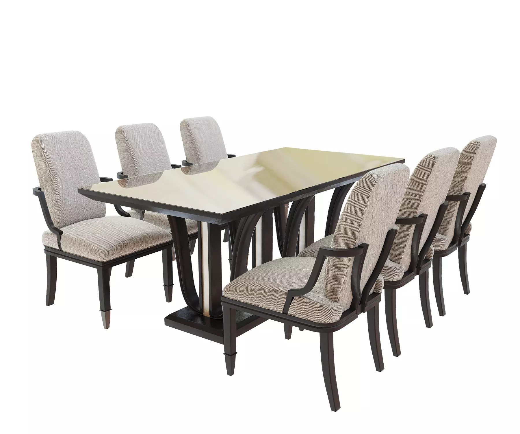 SOFA ARMCHAIR TABLE 3D model_0