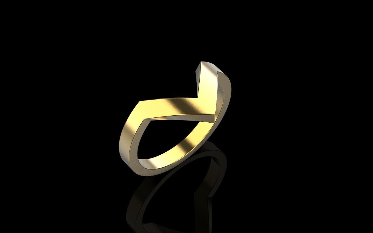 V ring model 332 3D print model_16