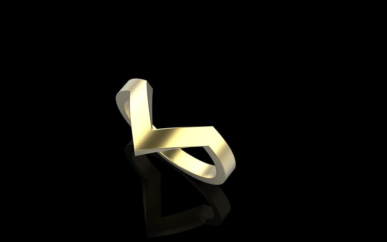 V ring model 332 3D print model_24