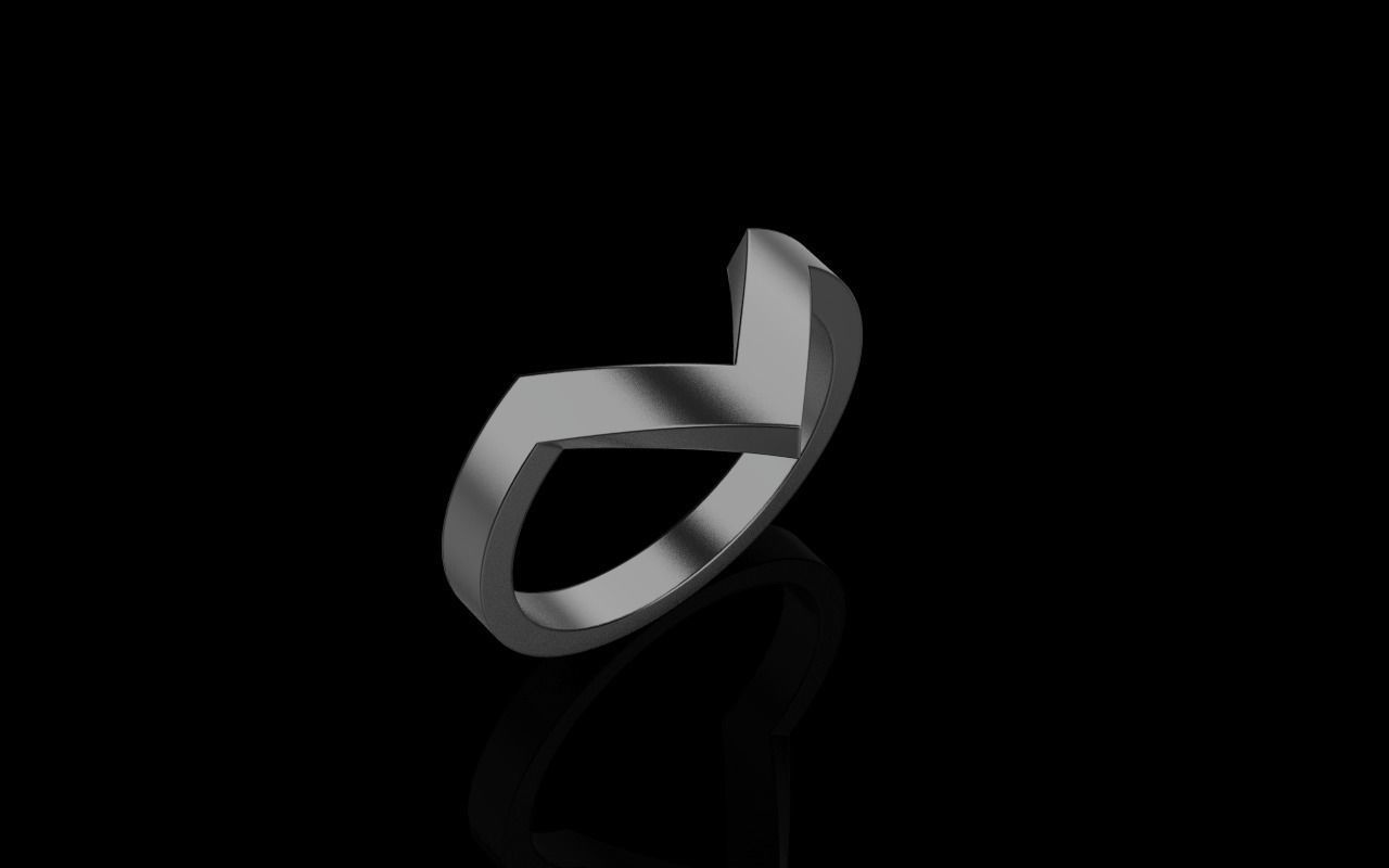 V ring model 332 3D print model_18