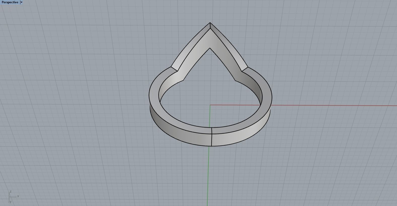 V ring model 332 3D print model_10