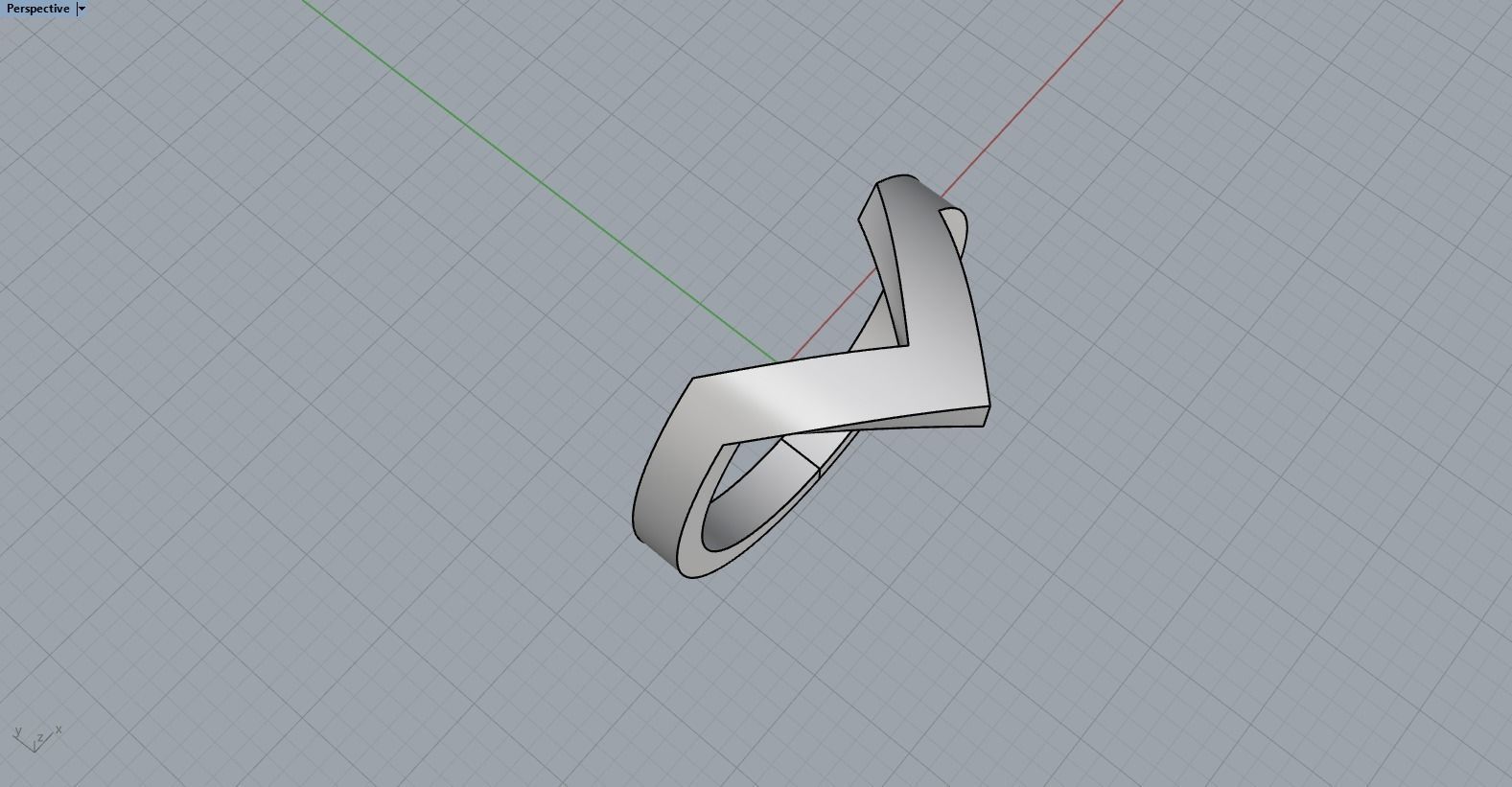 V ring model 332 3D print model_11